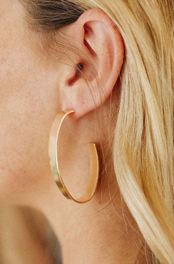 Gold Long Cuff Earrings - FINAL SALE