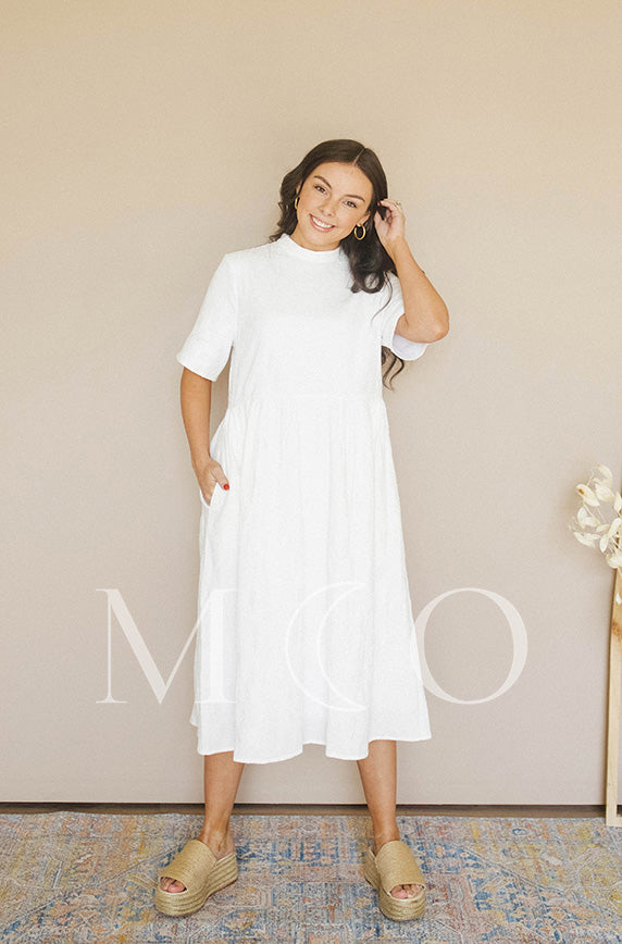 Minette Ivory Dress - MCO - FINAL SALE