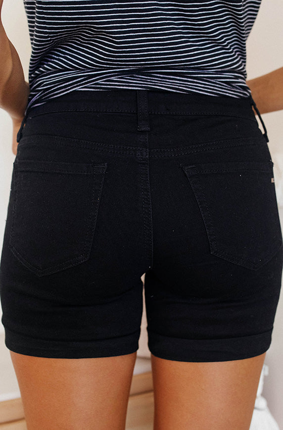 Free Fallin' Black Shorts - FINAL SALE