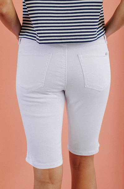 Keep It Fun White Bermudas - FINAL SALE