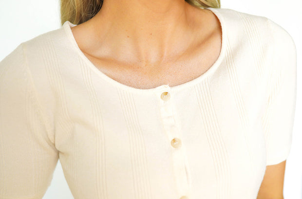 Oh My Darling Ivory Sweater Top - FINAL SALE