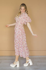 Molly Meadows Rose Floral Dress - Nursing Friendly - Maternity Friendly