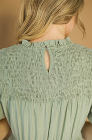 Leah Sage Green Dress- FINAL SALE