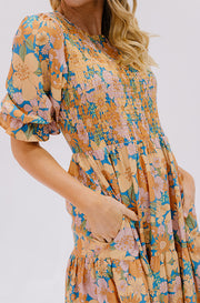 Calliope Retro Floral Dress - DM Exclusive - Maternity Friendly