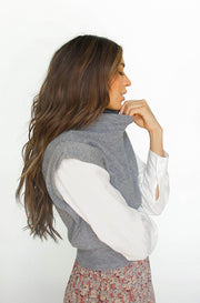 Ivy League Sweater in Grey - FINAL SALE- FINAL FEW