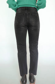 Front Row Black Boyfriend Jeans- FINAL SALE