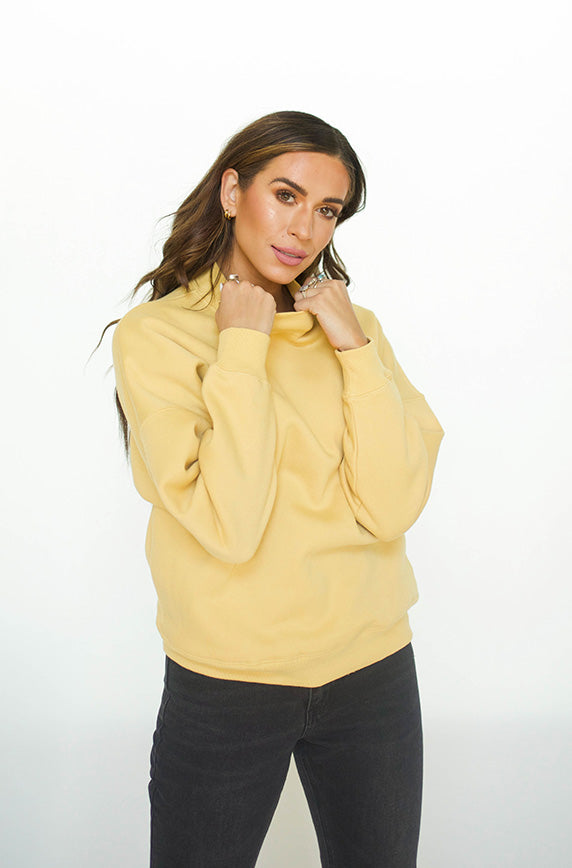 Troy Light Yellow Sweater - FINAL SALE- FINAL FEW