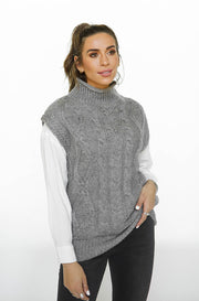 Farewell to Arms Turtleneck Sweater Vest- FINAL SALE