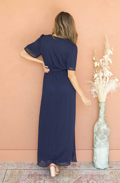 Georgia Navy Dress