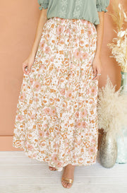 Evermore Blush Floral Skirt - FINAL SALE- FINAL FEW