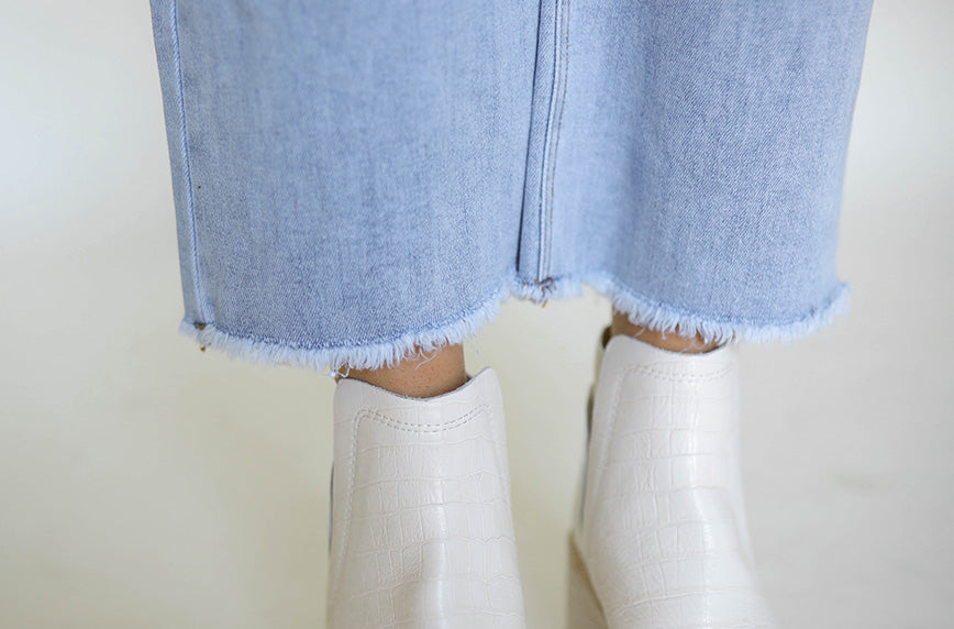 Nine to Five High Rise Cropped Jeans- FINAL SALE