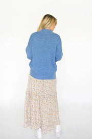 Attention On Me Blue Sweater - FINAL SALE