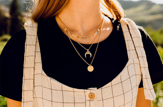 Gold 3 Layer Necklace - FINAL SALE