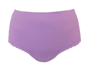 High Waisted - Purple Stripe - DM Fashion