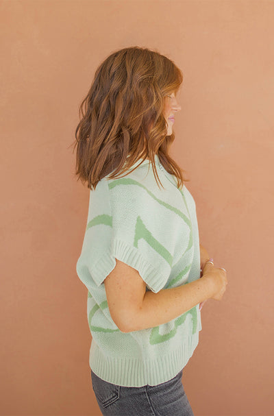 Connor Green Half Zip-Up Sweater - FINAL SALE - FINAL FEW
