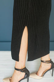Alba Black Sweater Dress - FINAL SALE