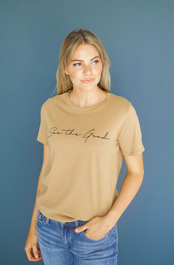 See The Good Tee Golden - FINAL SALE