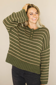 Uinta Olive Sweater - FINAL SALE- FINAL FEW