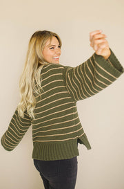 Uinta Olive Sweater - FINAL SALE- FINAL FEW