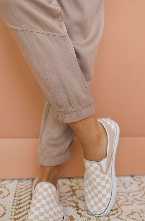 Chillin Out Tan Joggers - Restocked - FINAL SALE