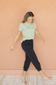 See The Good Tee In Olive - FINAL SALE