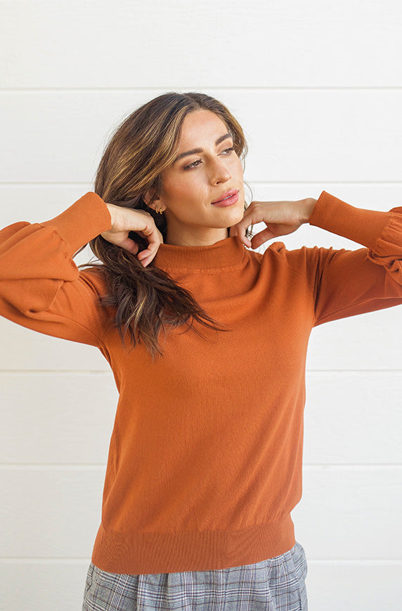 Like This Rust Sweater - FINAL SALE