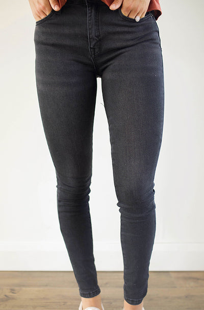 See The World Dark Grey Skinny Jeans - FINAL SALE - FINAL FEW