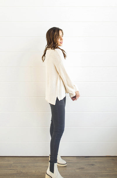 Thinking About You Cream Sweater - FINAL SALE - FINAL FEW