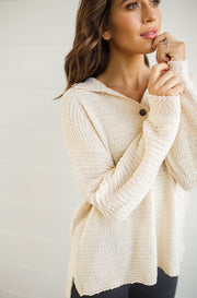 Thinking About You Cream Sweater- FINAL FEW