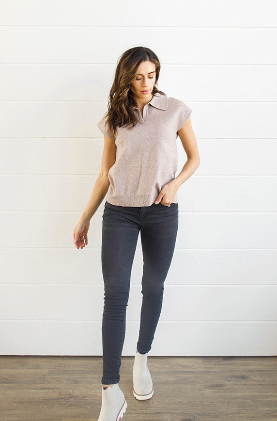 See The World Dark Grey Skinny Jeans- FINAL SALE