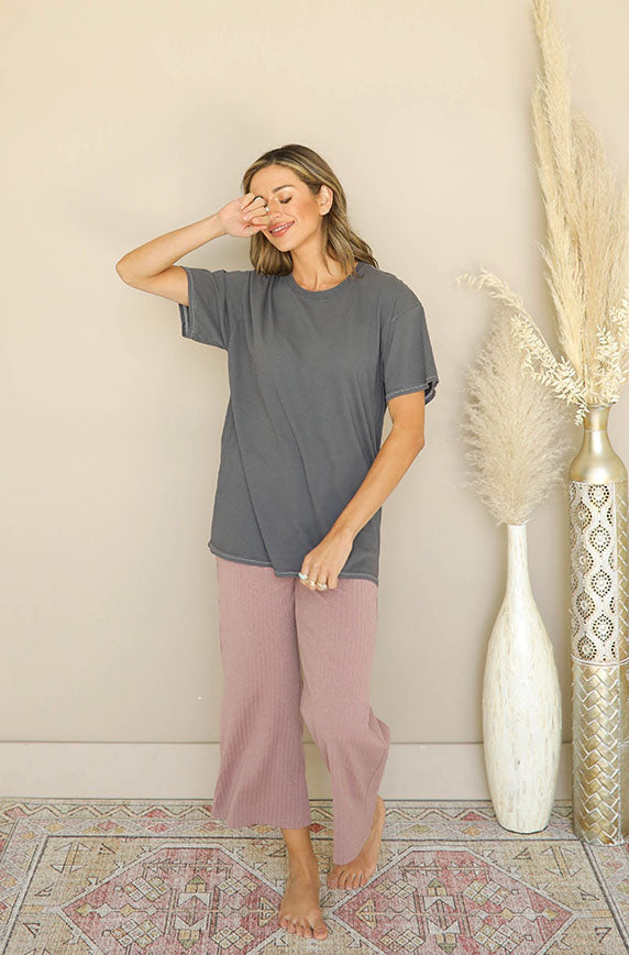 Riding The Rails Grey Tee - FINAL SALE - FINAL FEW