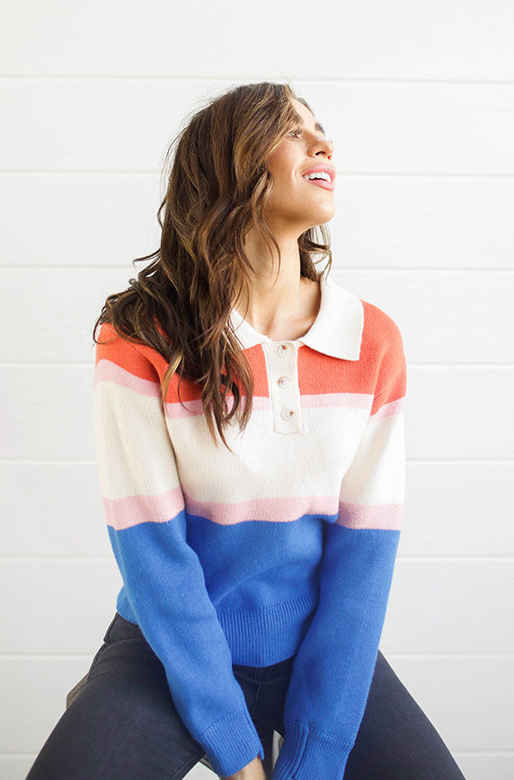 What a Girl Wants Multi Sweater - FINAL SALE- FINAL FEW