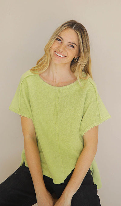 Everything Has Changed Lime Vest - FINAL SALE - FINAL FEW