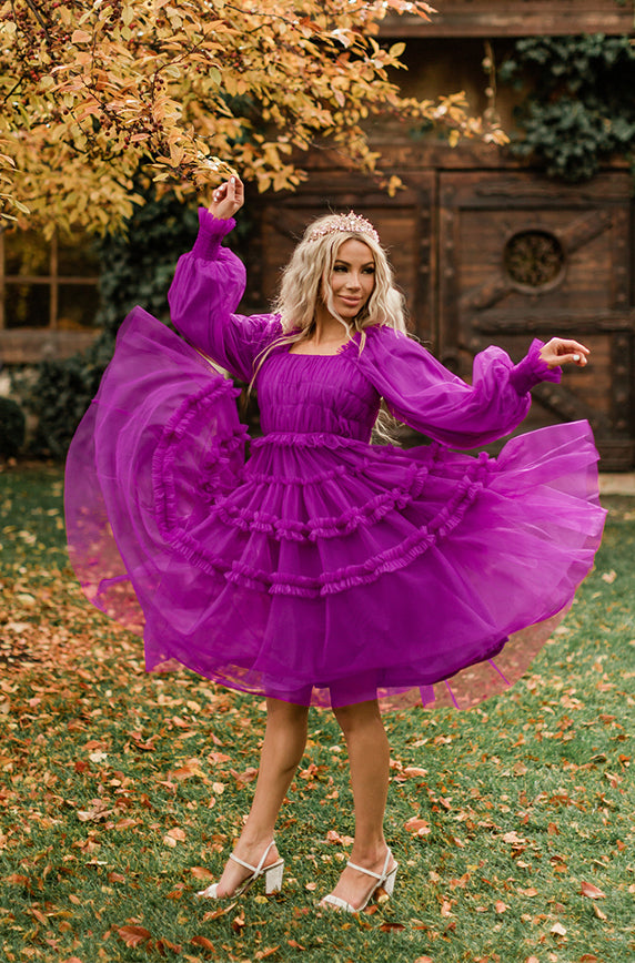Sasha Purple Potion Dress - DM Exclusive