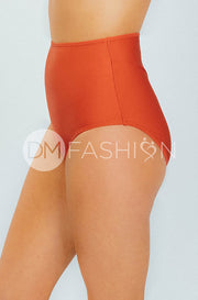 High Waist Bottom - Chili Pepper
