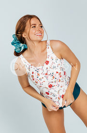 V Back Midkini Top - Primrose