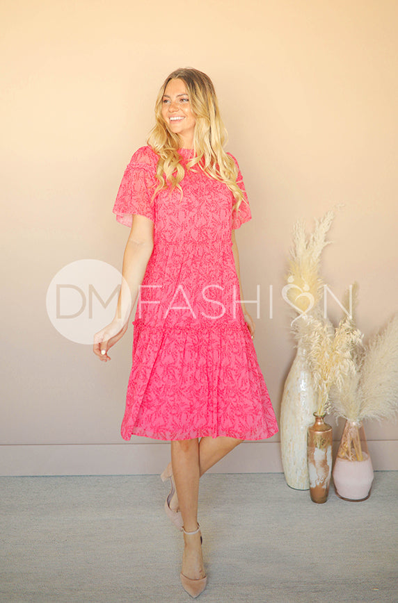 Kara Hot Pink Dress - DM Exclusive