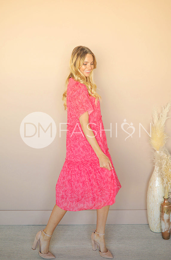 Kara Hot Pink Dress - DM Exclusive