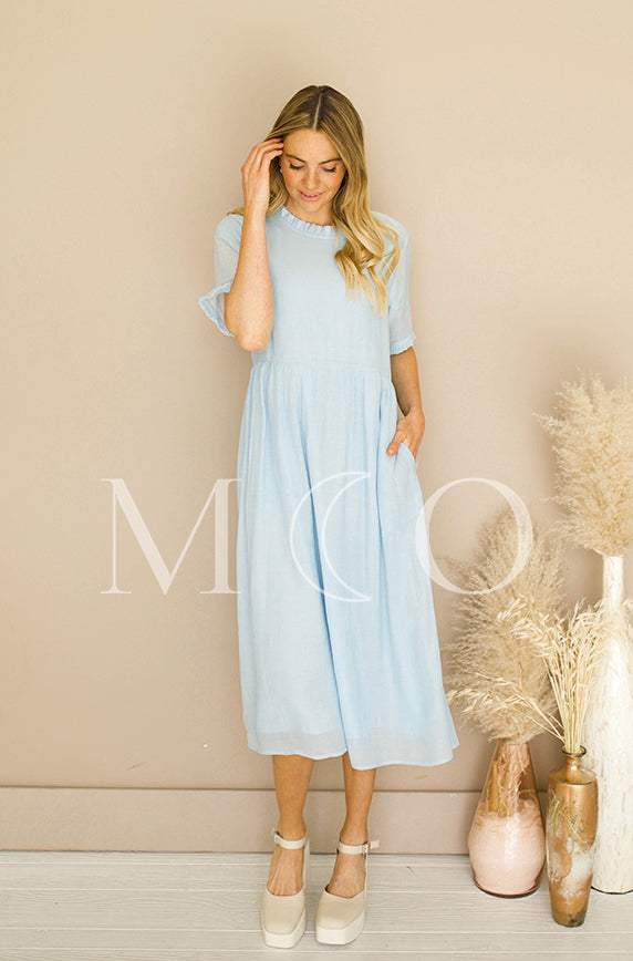 Mary Pearl Blue Dress - MCO
