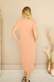 Shay Coral T-Shirt Dress - FINAL SALE- FINAL FEW