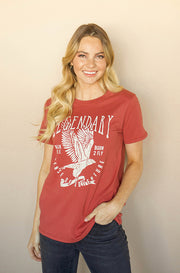 Legendary Marsala Tee - FINAL SALE