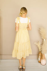 Odette Yellow Gingham Dress - FINAL SALE- FINAL FEW