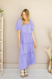 Hope Lavender Textured Maxi - FINAL SALE