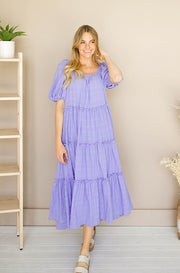 Hope Lavender Textured Maxi - FINAL SALE