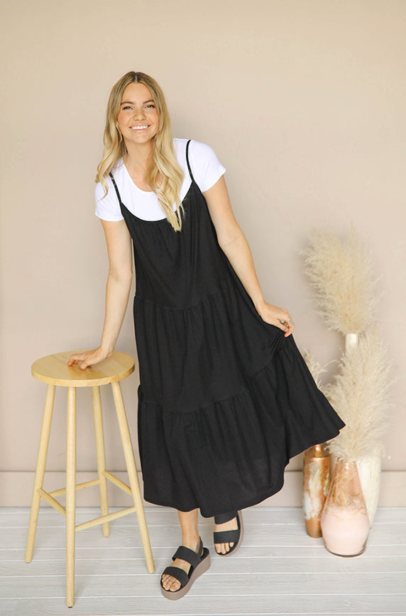 Ophelia Black Dress - FINAL SALE