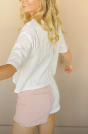 Basic Ivory Tee-FINAL SALE