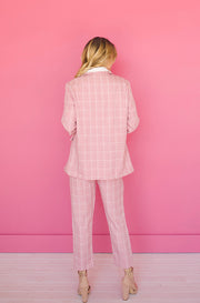 Harvard Law Pink Plaid Blazer Set - FINAL SALE- FINAL FEW