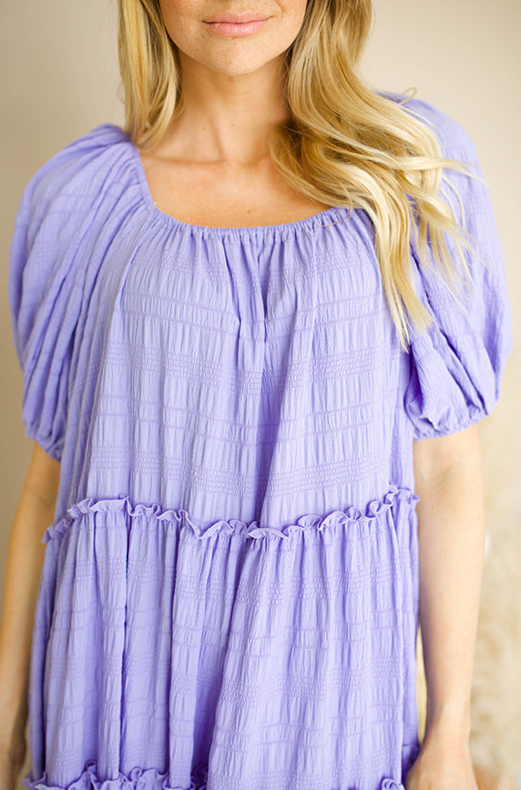 Hope Lavender Textured Maxi - FINAL SALE