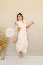 Kami Peach Blossom Dress - DM Exclusive - Bump Friendly