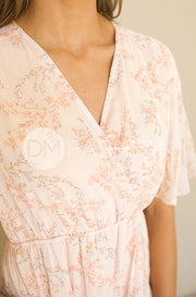 Kami Peach Blossom Dress - DM Exclusive - Bump Friendly